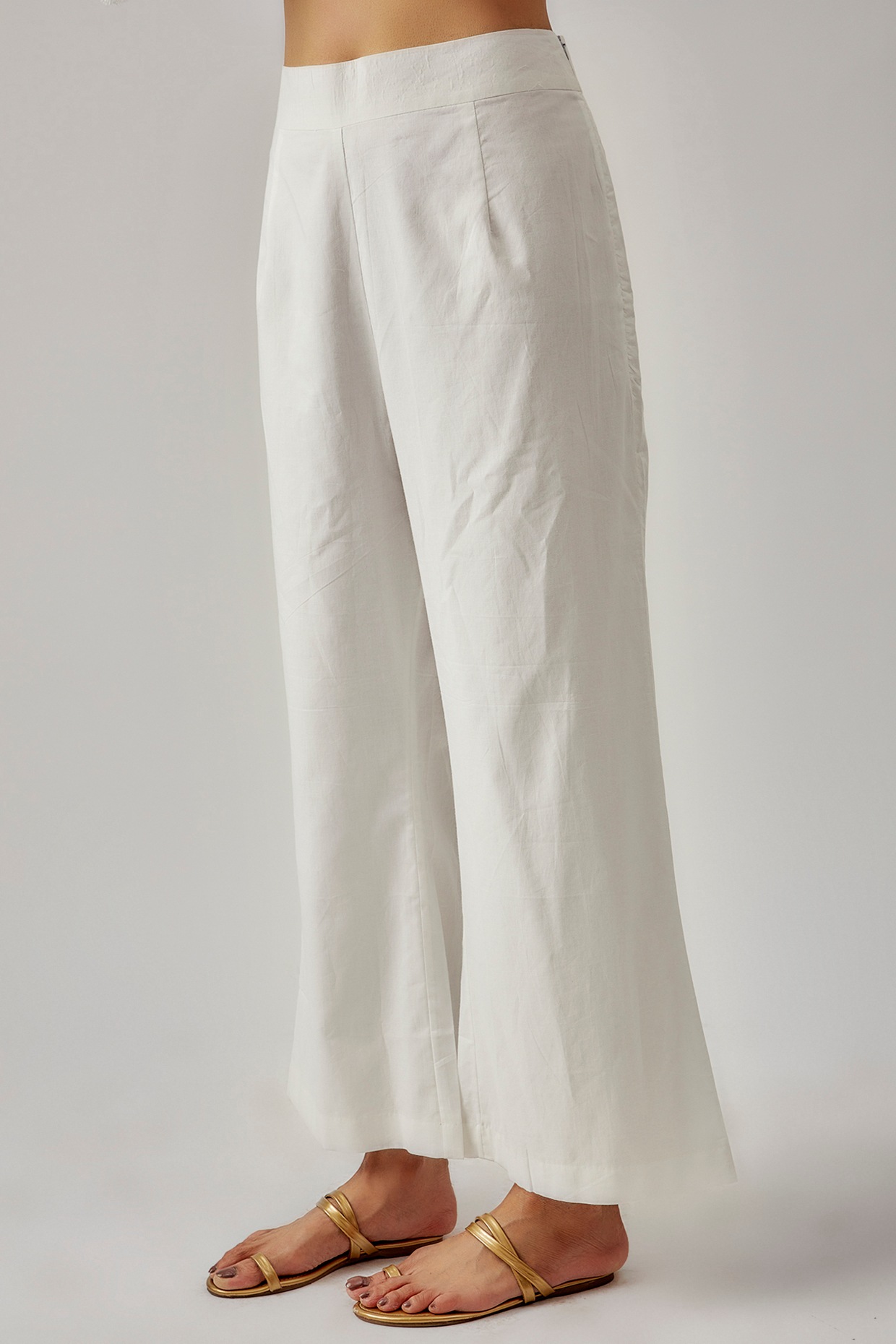Cotton Blue & White Angarakha Printed Kurta Pant Set with Mulmul Dupatta |  Kurta with pants, Angrakha style, Suit fabric